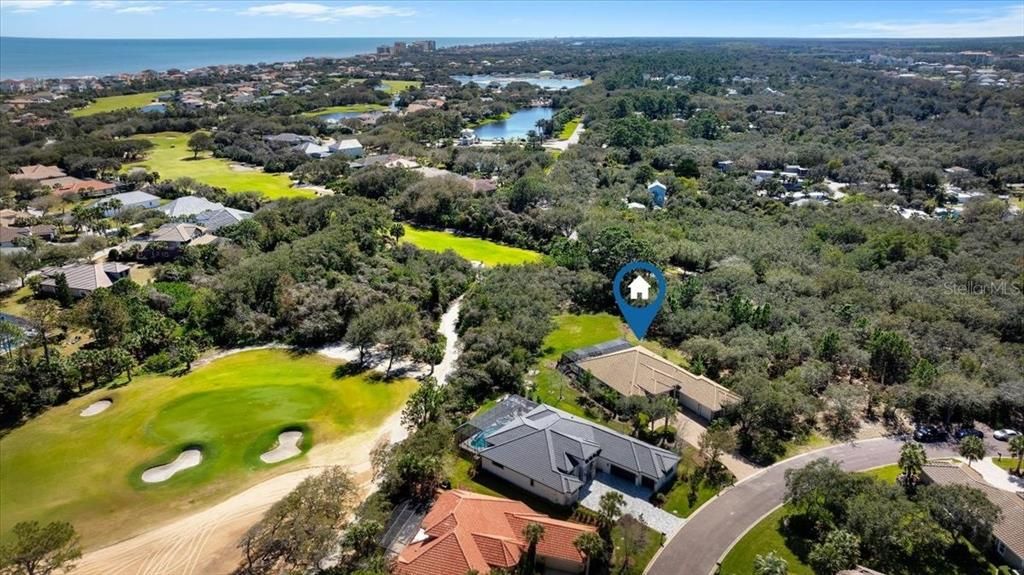 Golf course home in secured gated, gurarded community