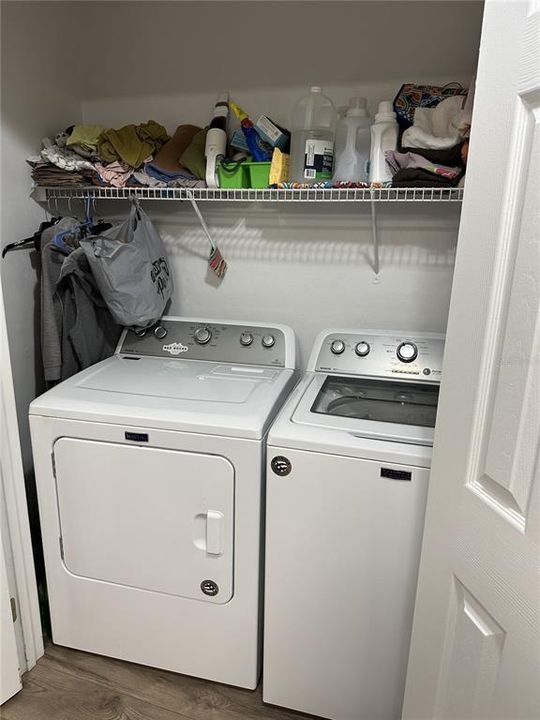 Laundry room closet