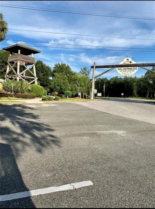 Entrance to Wilderness RV Park