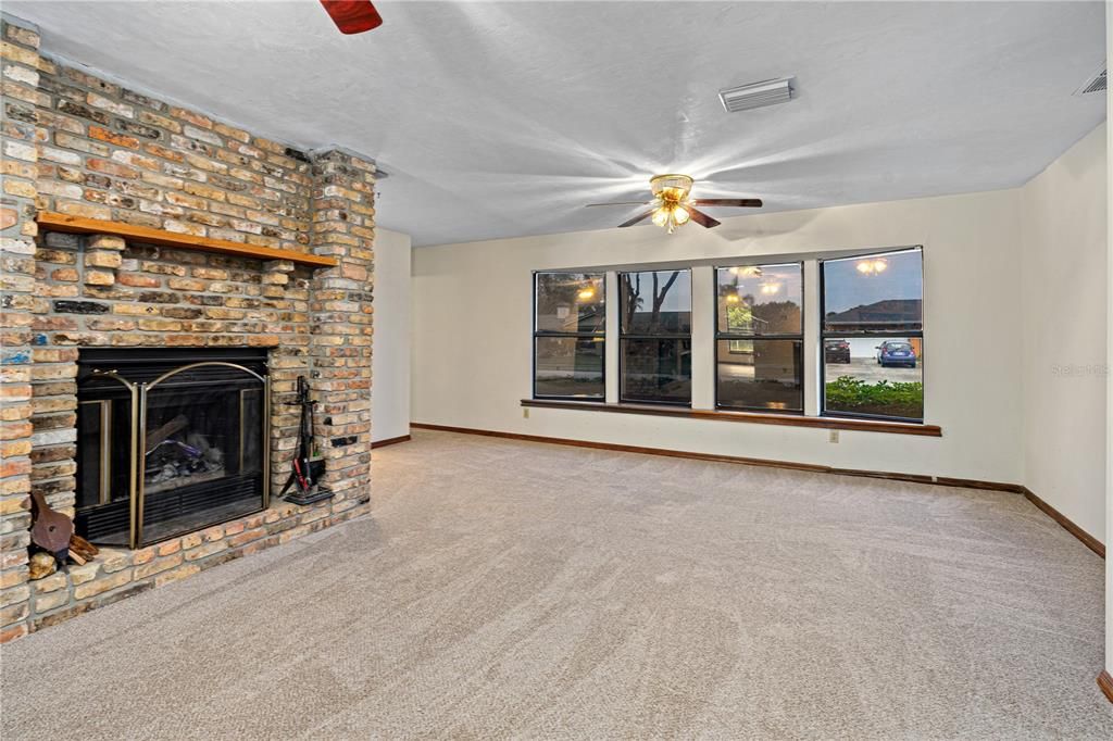 FORMAL LIVING ROOM WITH FIREPLACE