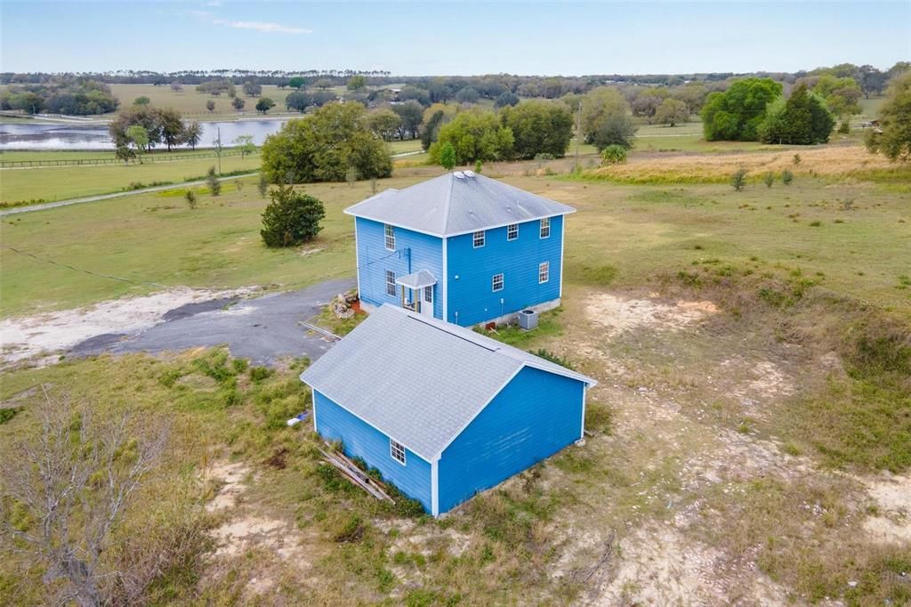 Aerial of Back Exterior