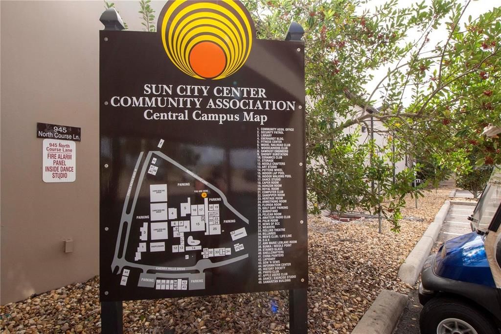 SCC Community Recreation Center Map