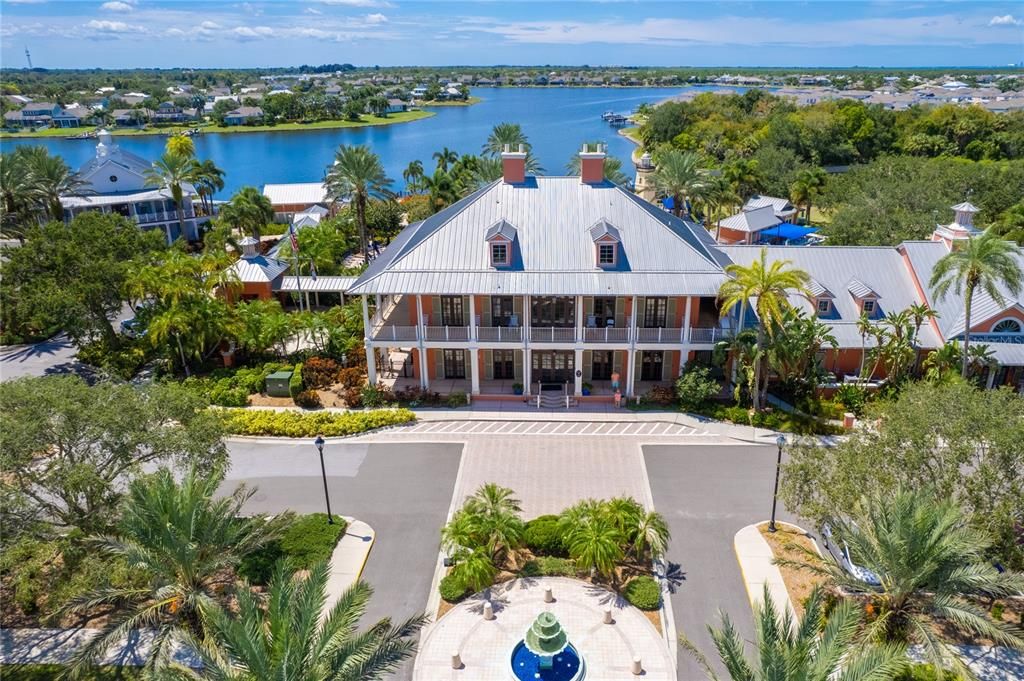 Beautiful Clubhouse with Cafe and Banquet Room.