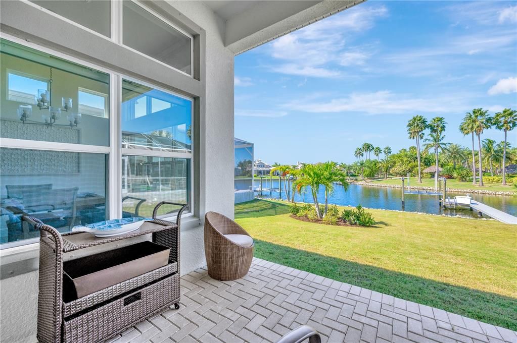 Another view of the Lagoon from the Covered Patio.