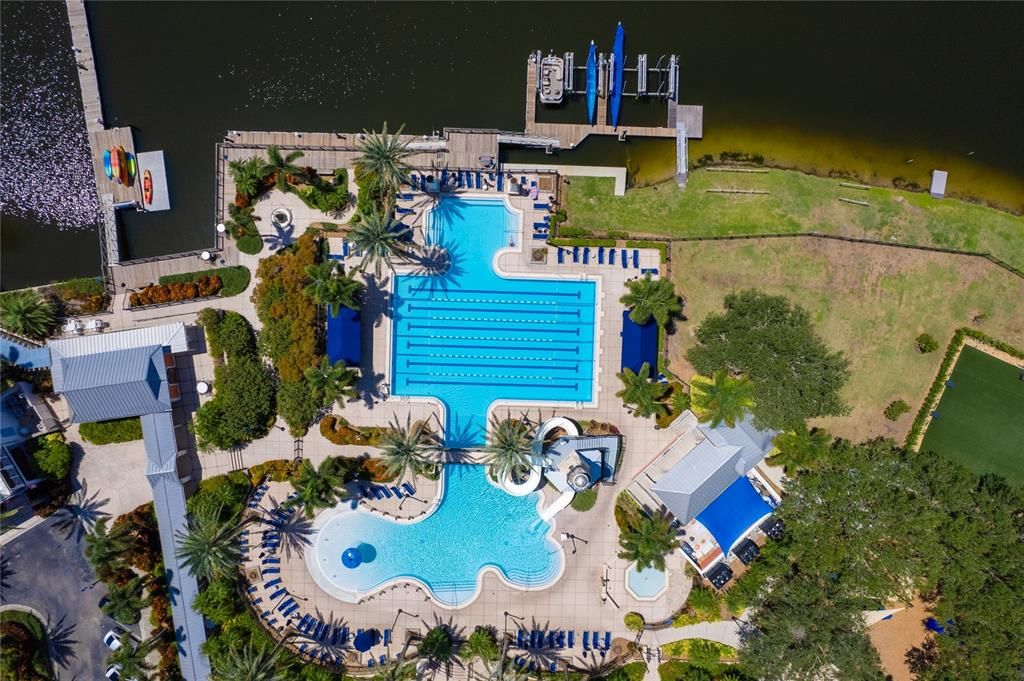 Mirabay Resort Style Pools and Clubhouse.