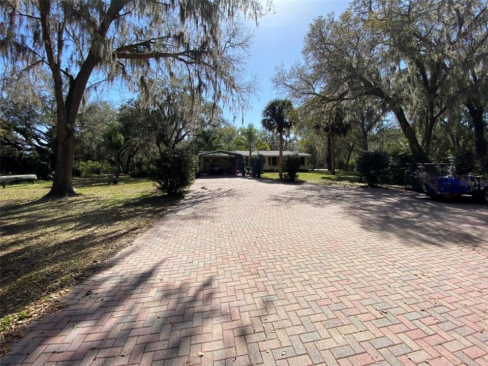 North side driveway