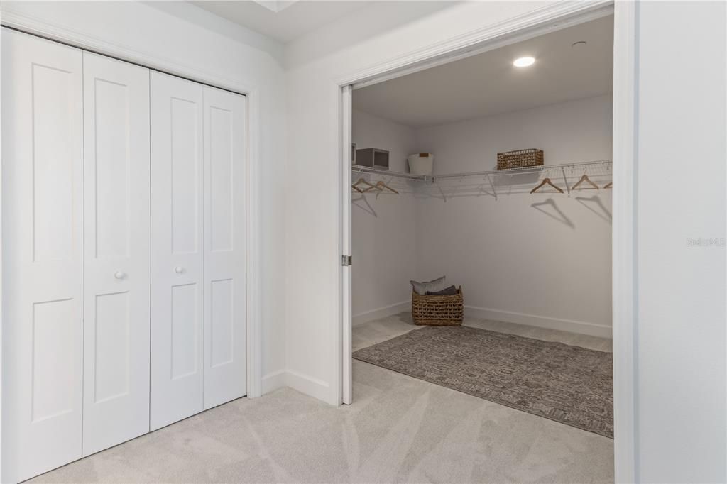 Master large walk-in closet