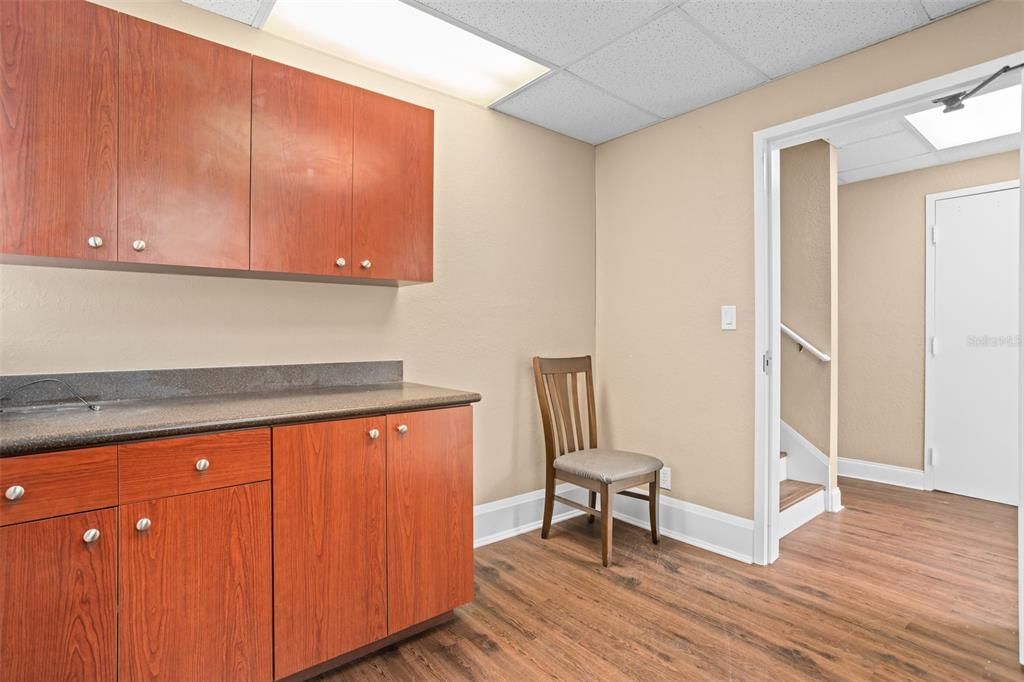 First floor office or treatment room by rear entrance