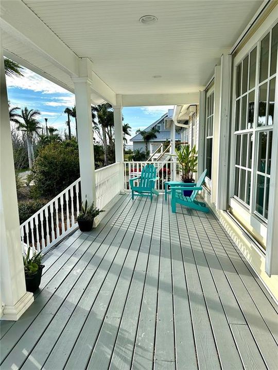 Front Porch with Views of Sanibel and Conservation Area