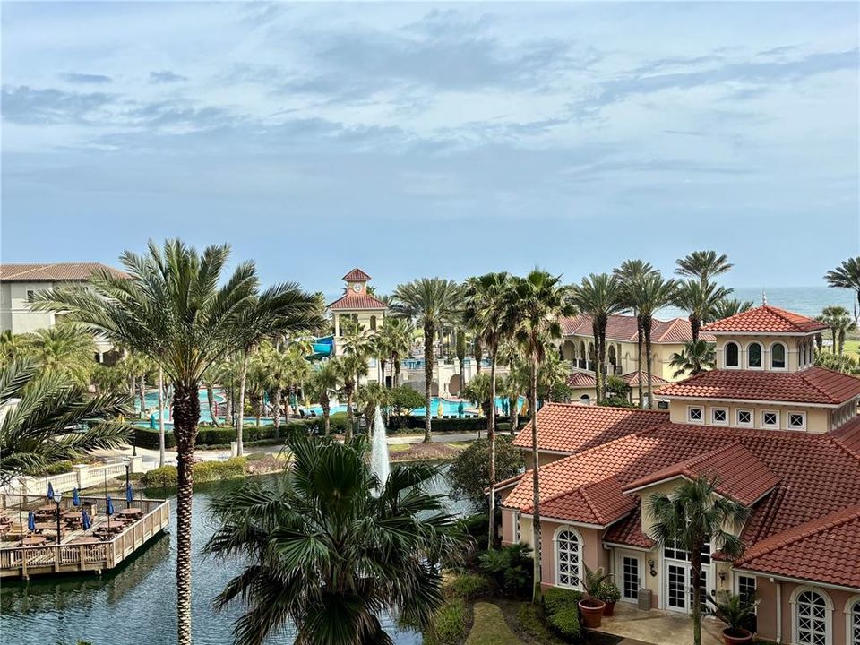 View towards fantasy pool.