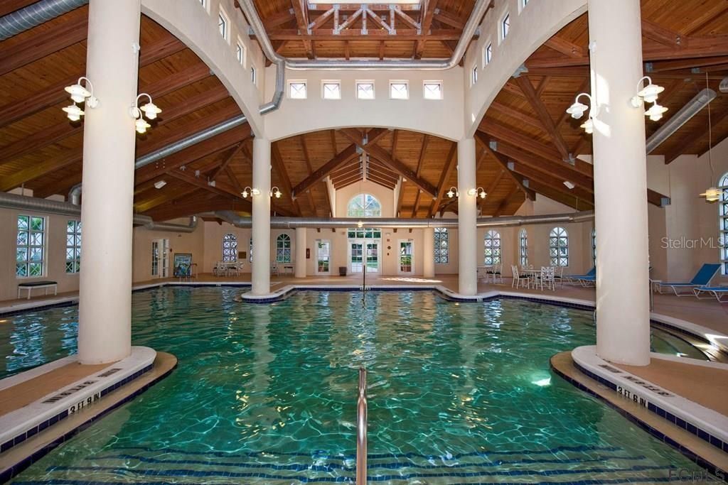 Year round indoor pool.