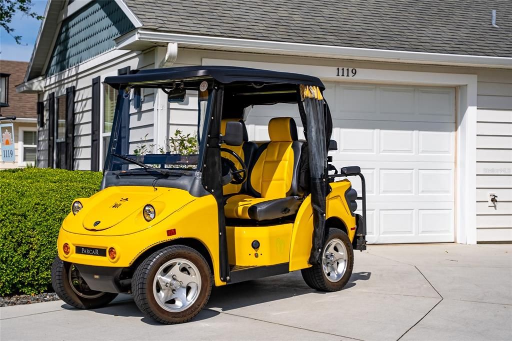 "MINION" the golf cart is included in the sale!!