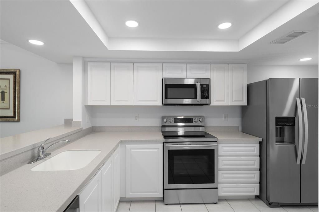 Remodeled kitchen