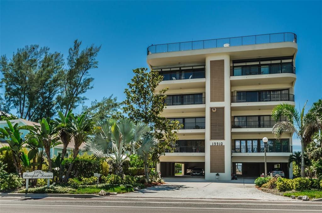 .. Barefoot Terrace. 19910 Gulf Blvd - Indian Shores Fl 33785.  Residence #101 - First Floor - Left Side.. Unit Conveys with 2 Under Building Parking Spots Plus Outside Common Guest Spots.