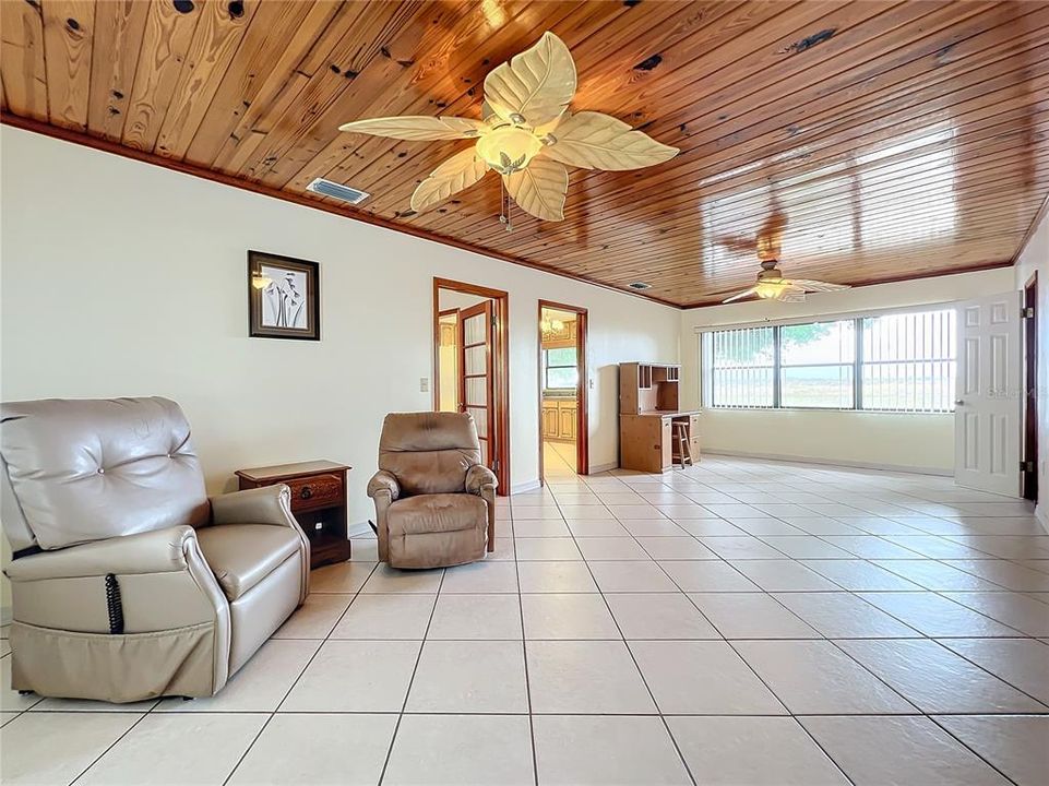 The family room is 12' x 26' and a portion of the family room could easily be converted to a 4th bedroom if needed.
