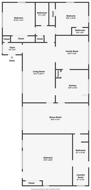 Floor plan for 310 Overocker Circle
