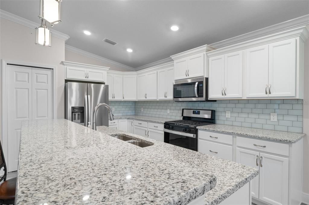 Notice the Amazing Granite Counter Tops, The Granite in your New  Kitchen is Absolutely Stunnining