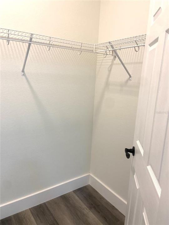 Primary walk-in closet