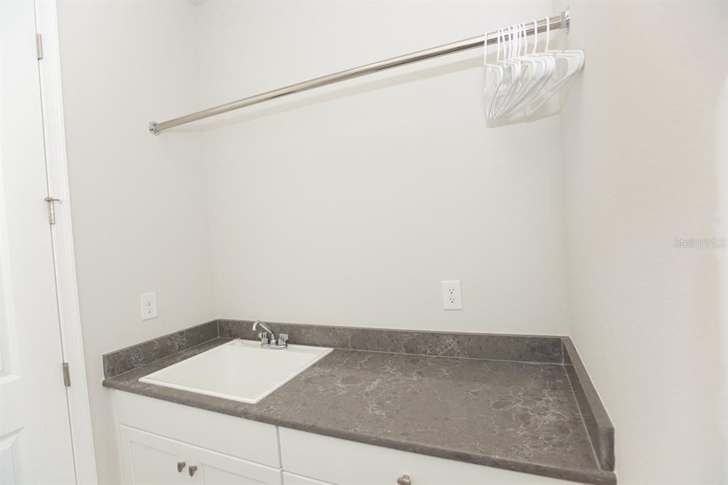Laundry room counter and sink