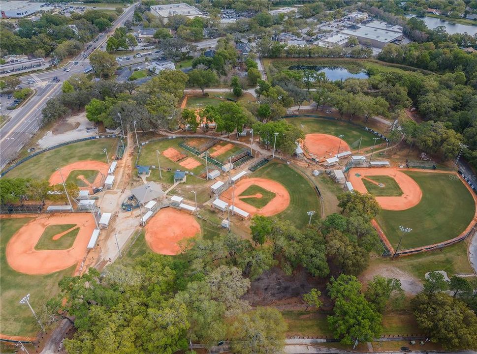 Aerial View of the Bloomingdale Youth Sports Association