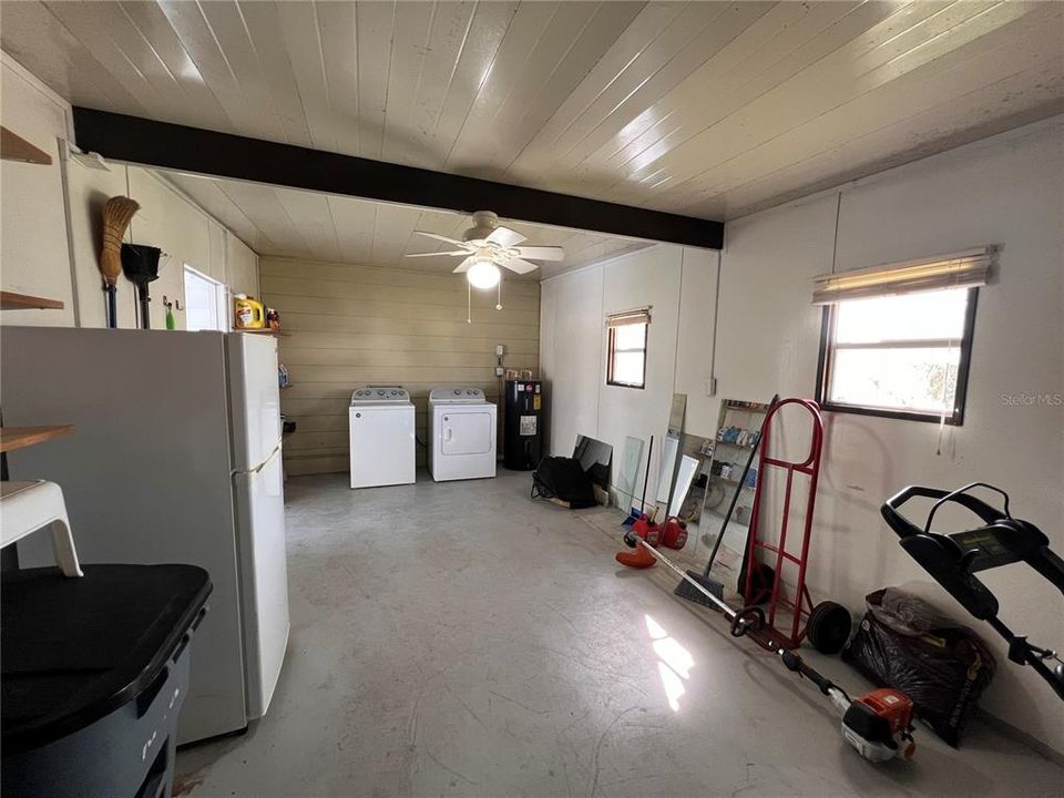 Spacious Utility Room, great for storage or to convert into garage