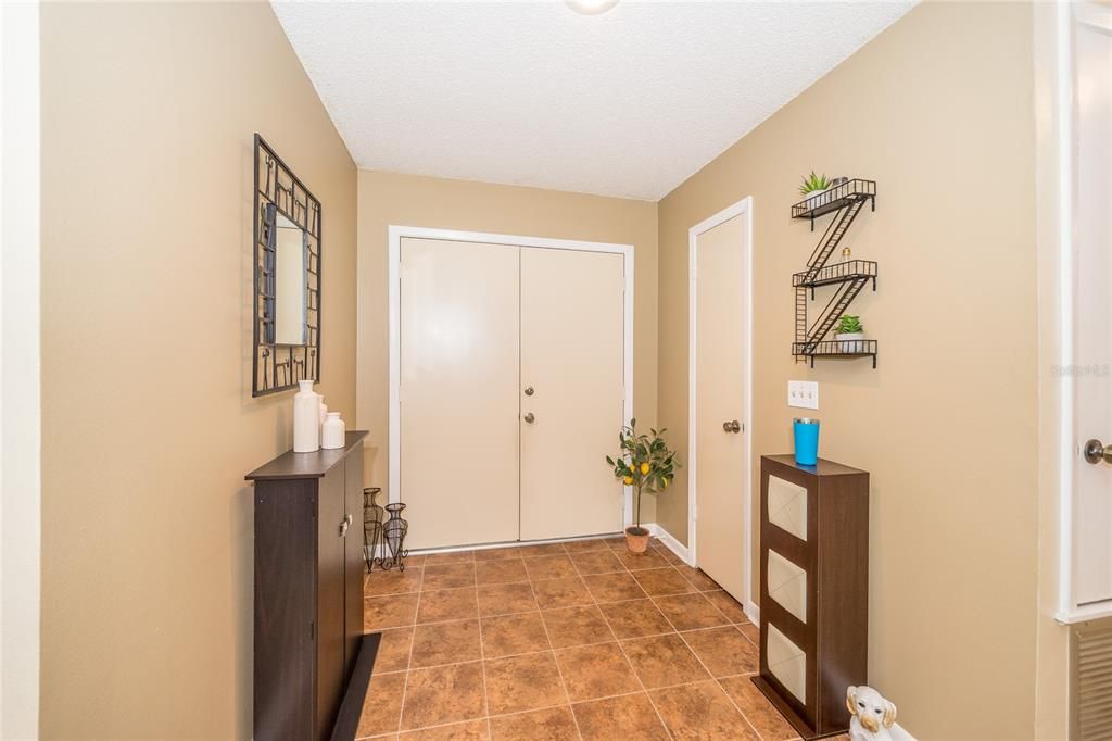 entry with coat closet