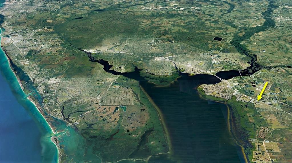 Aerial location of Seminole Lakes