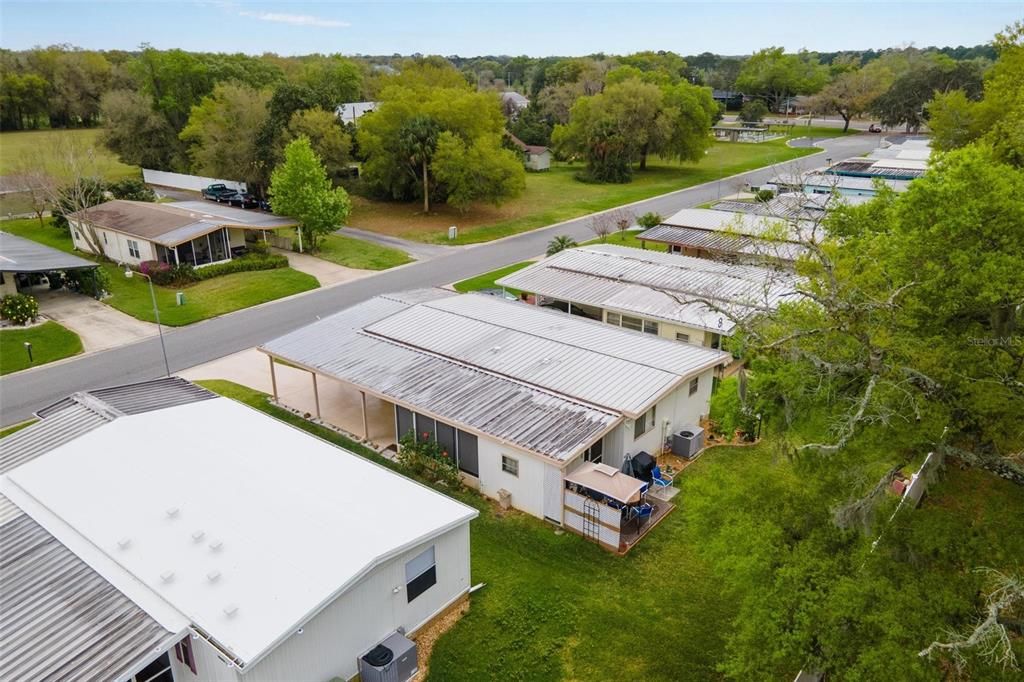 Aerial of Back Exterior