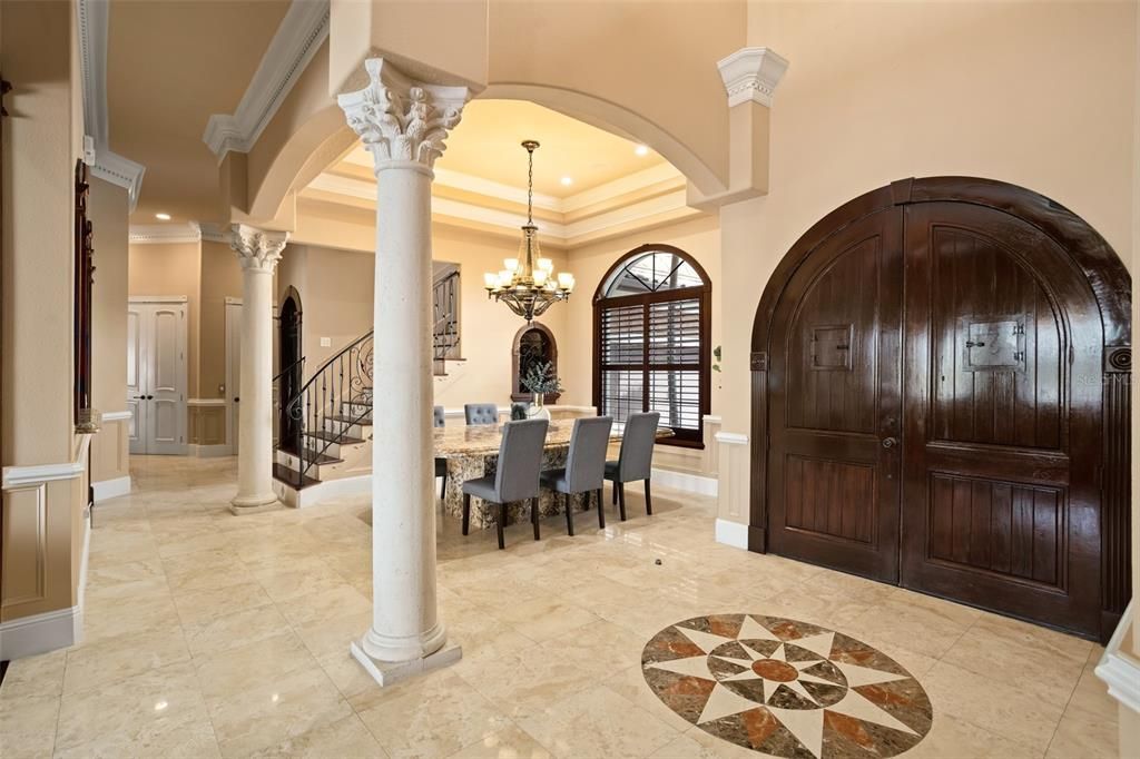 Front Entry with formal Dinning