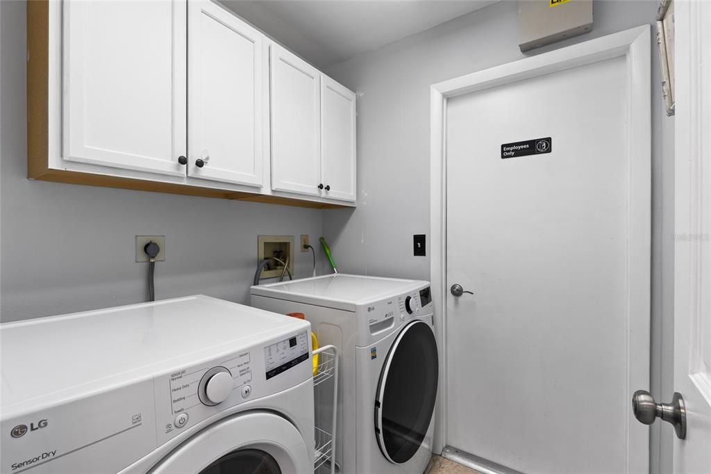 Laundry and garage access