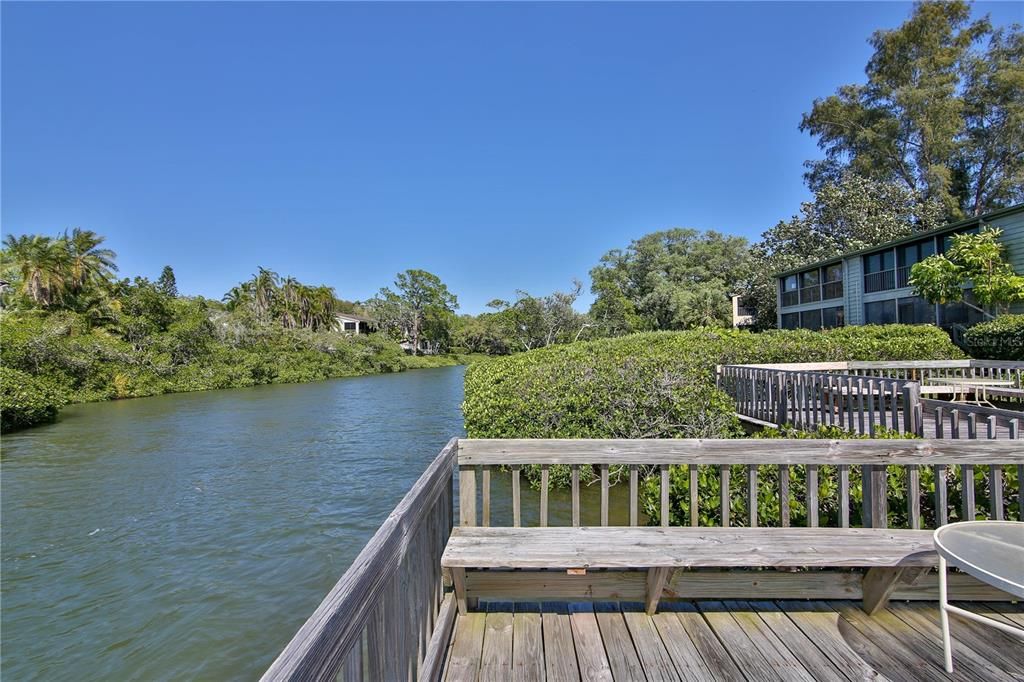 Numerous outside decks to be used as gathering spots within Pelican cove