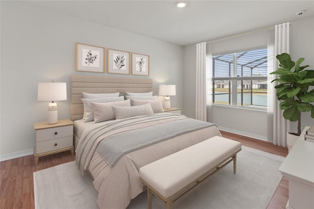 Master Bedroom, Virtually Stage