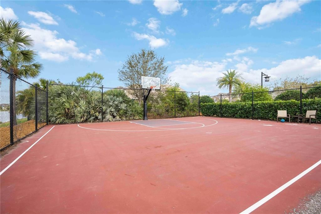 1/2 basketball court