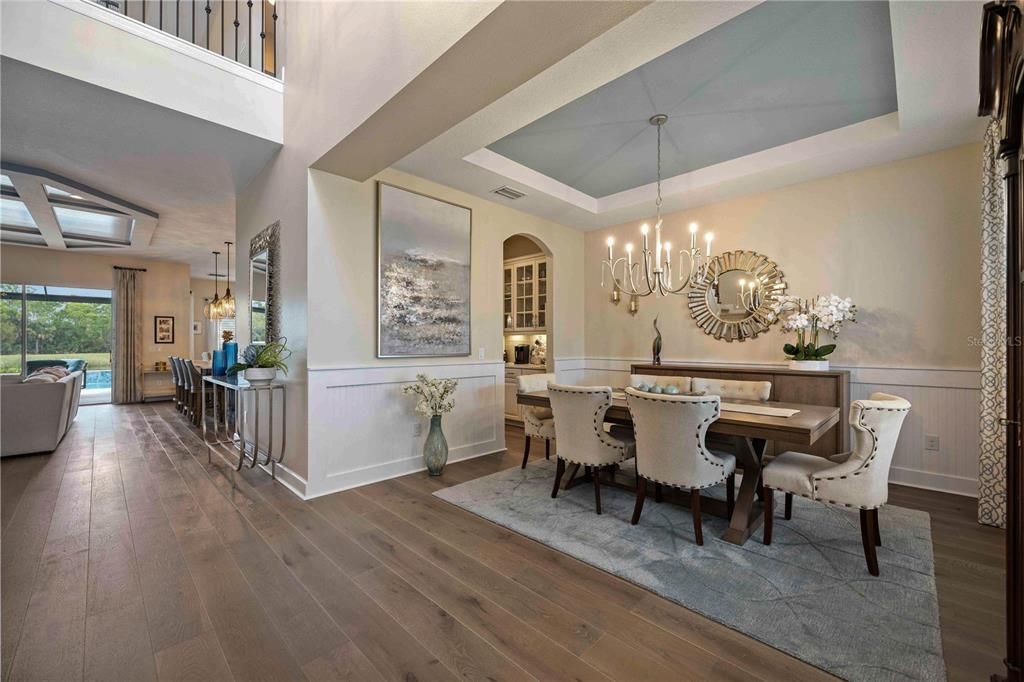 Dining Room with passthrough to Kitchen