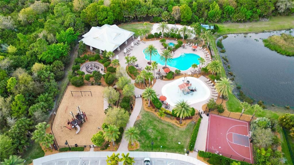 Aerial View of Amenity Center