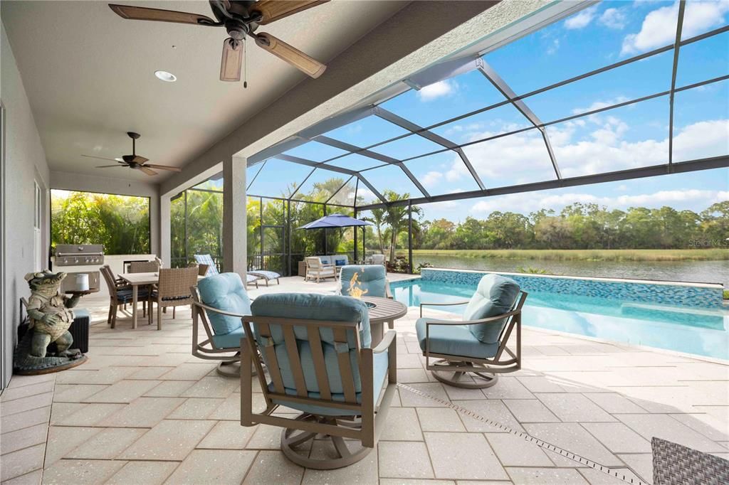 Extended covered Lanai option at build.