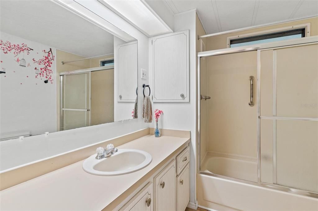 GUEST BATH WITH SHOWER/TUB COMBO