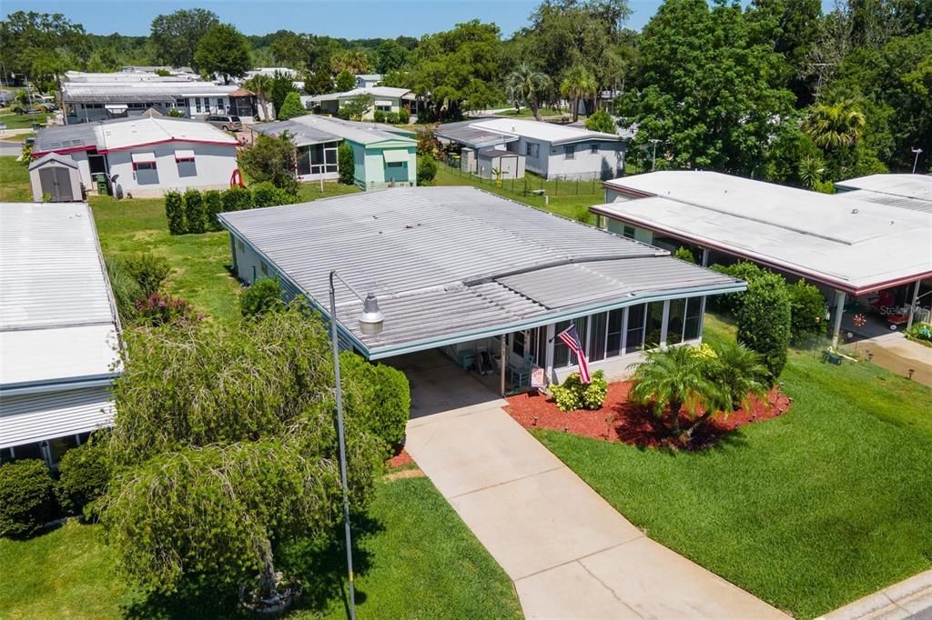 AERIAL VIEW OF PROPERTY