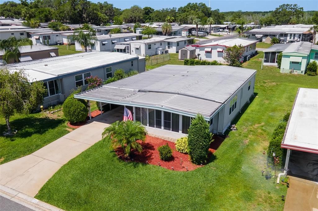 AERIAL VIEW OF PROPERTY