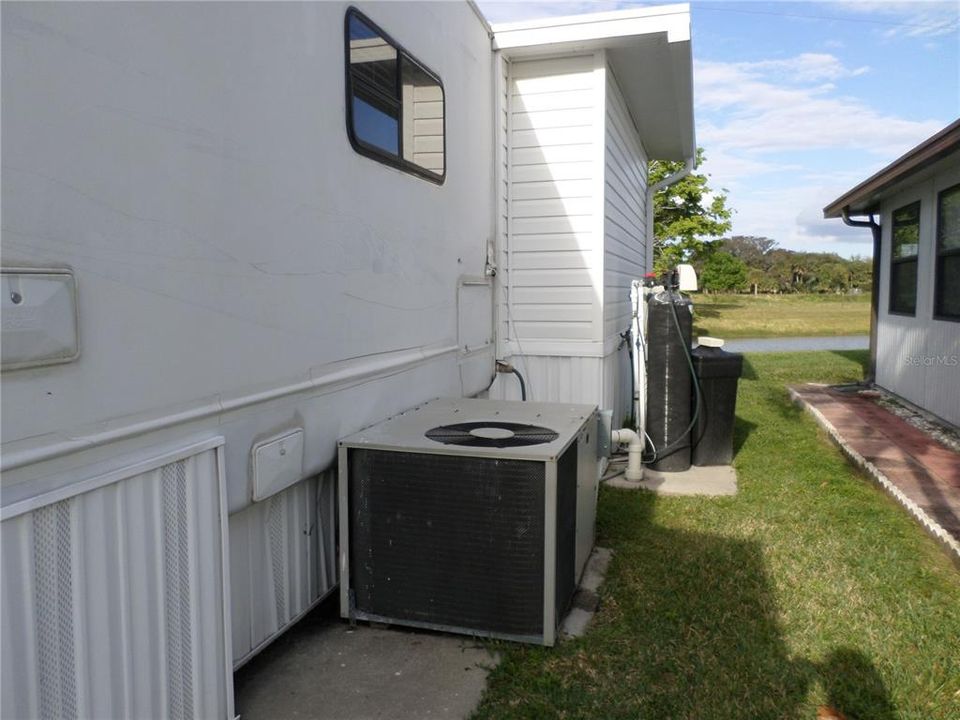 A/C UNIT AND WATER SOFTENER