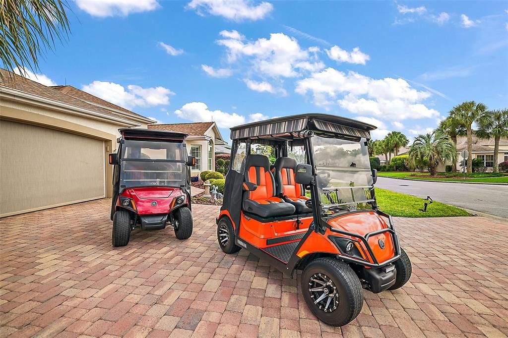 Golf carts included!