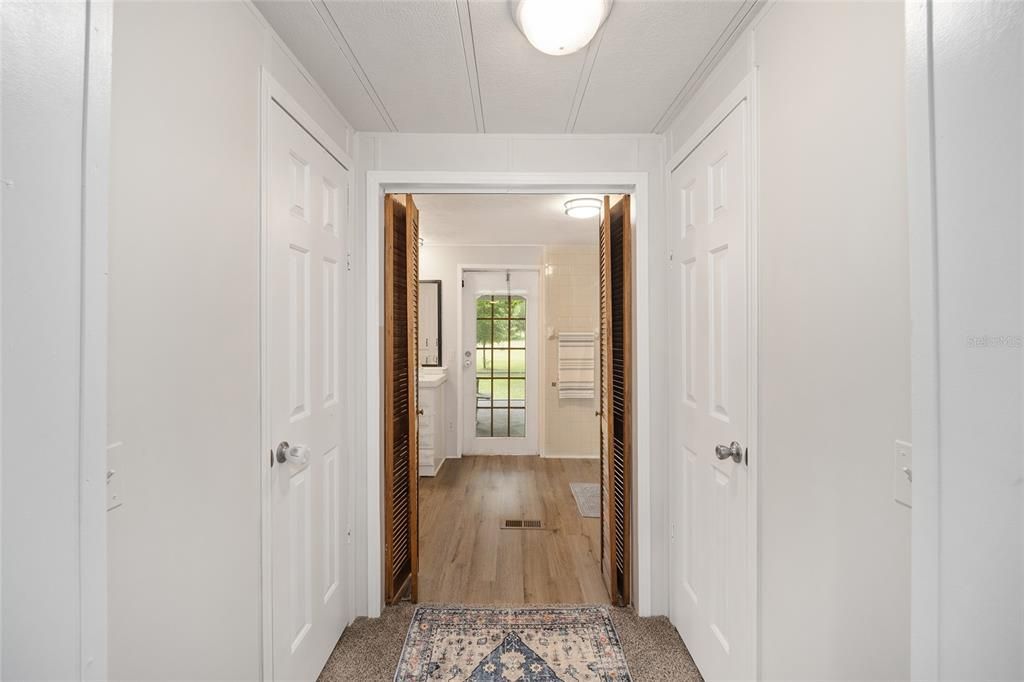 Two Walk-In Closets with Entrance to Primary Bathroom