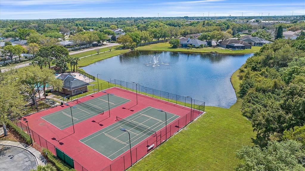 Community pool and tennis courts