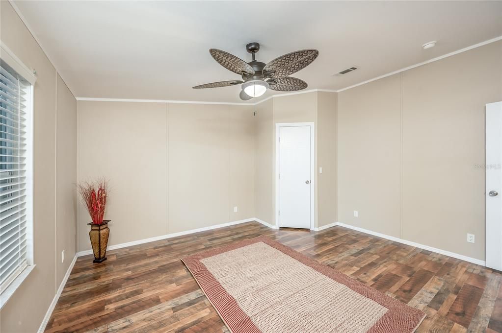 Front bedroom with walk-in closet