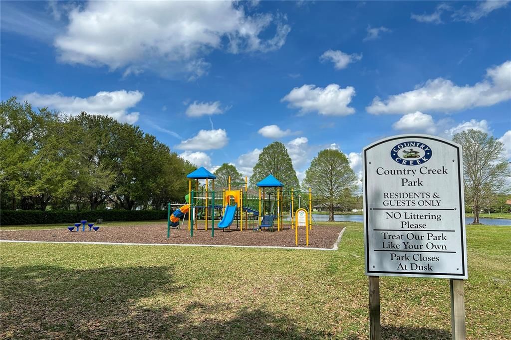 COUNTRY CREEK PLAYGROUND AND PICNIC AREA