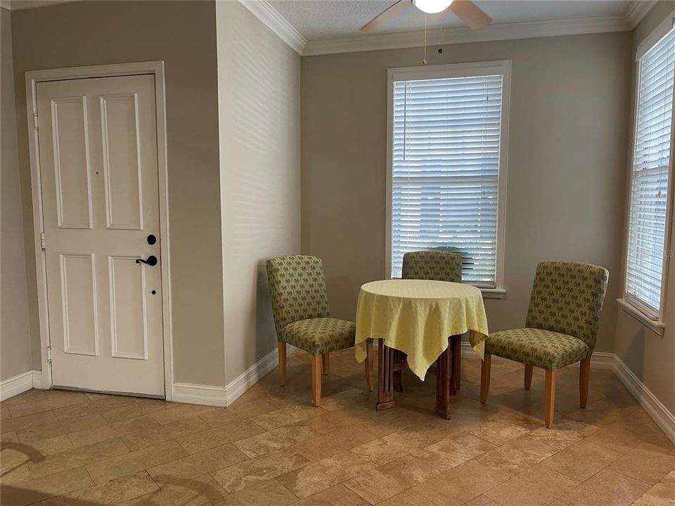 Dining area and entrance