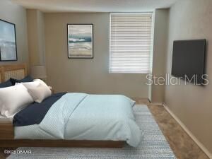 Staged 2nd Bedroom