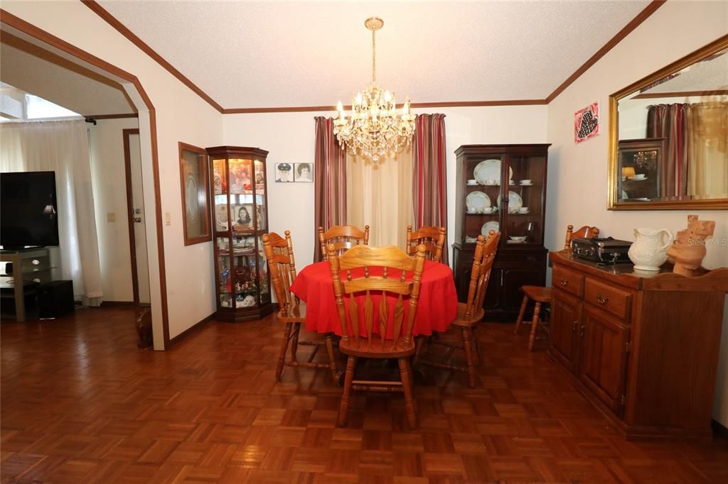 Formal dining room...