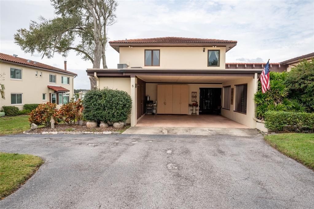 Carport entrance