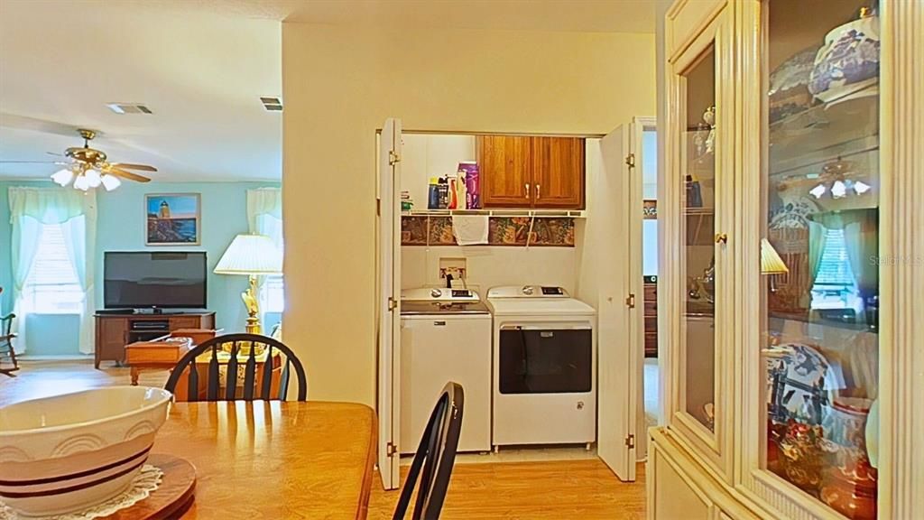 Inside laundry which is rare in these homes.